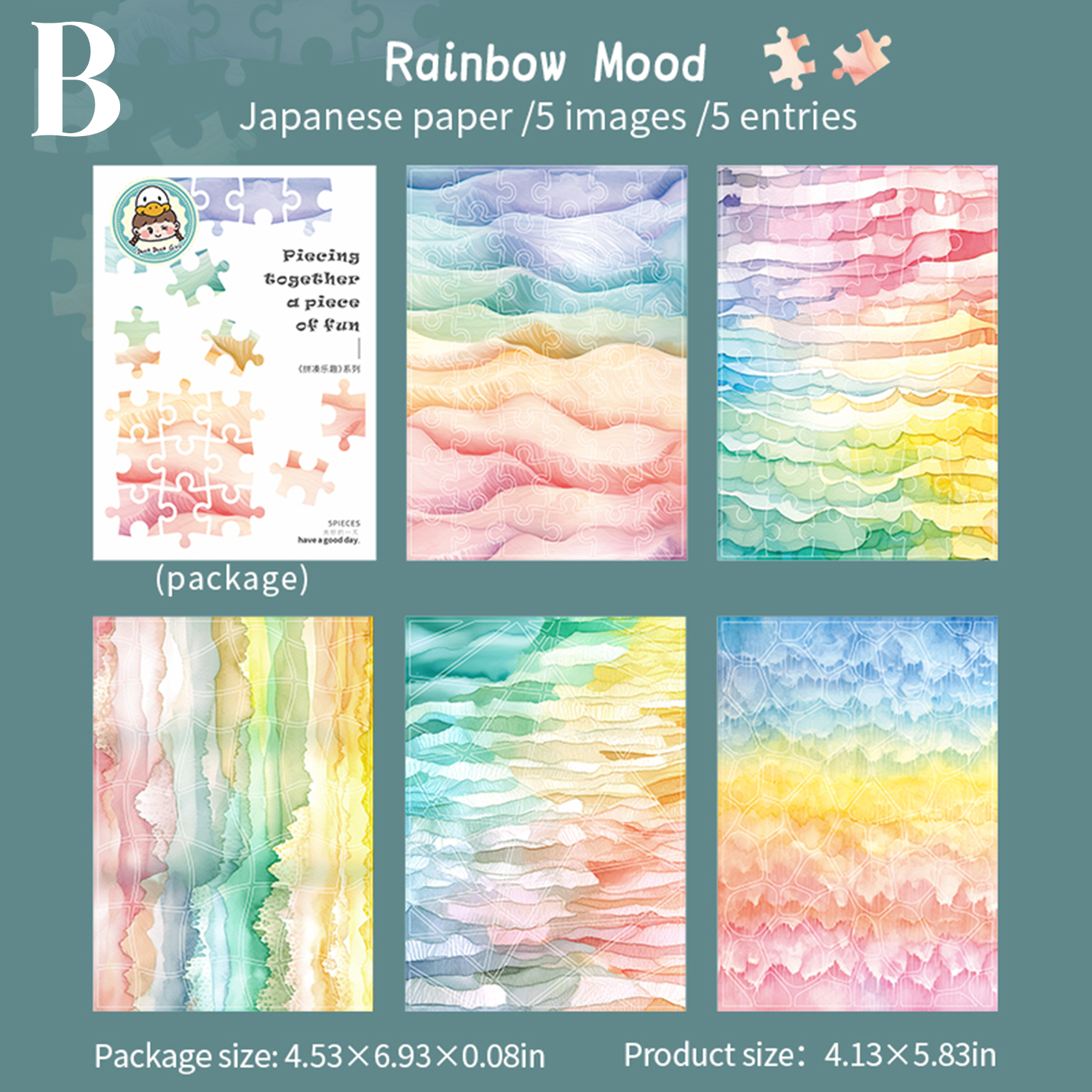 The Fun of Piecing Together Washi Sticker