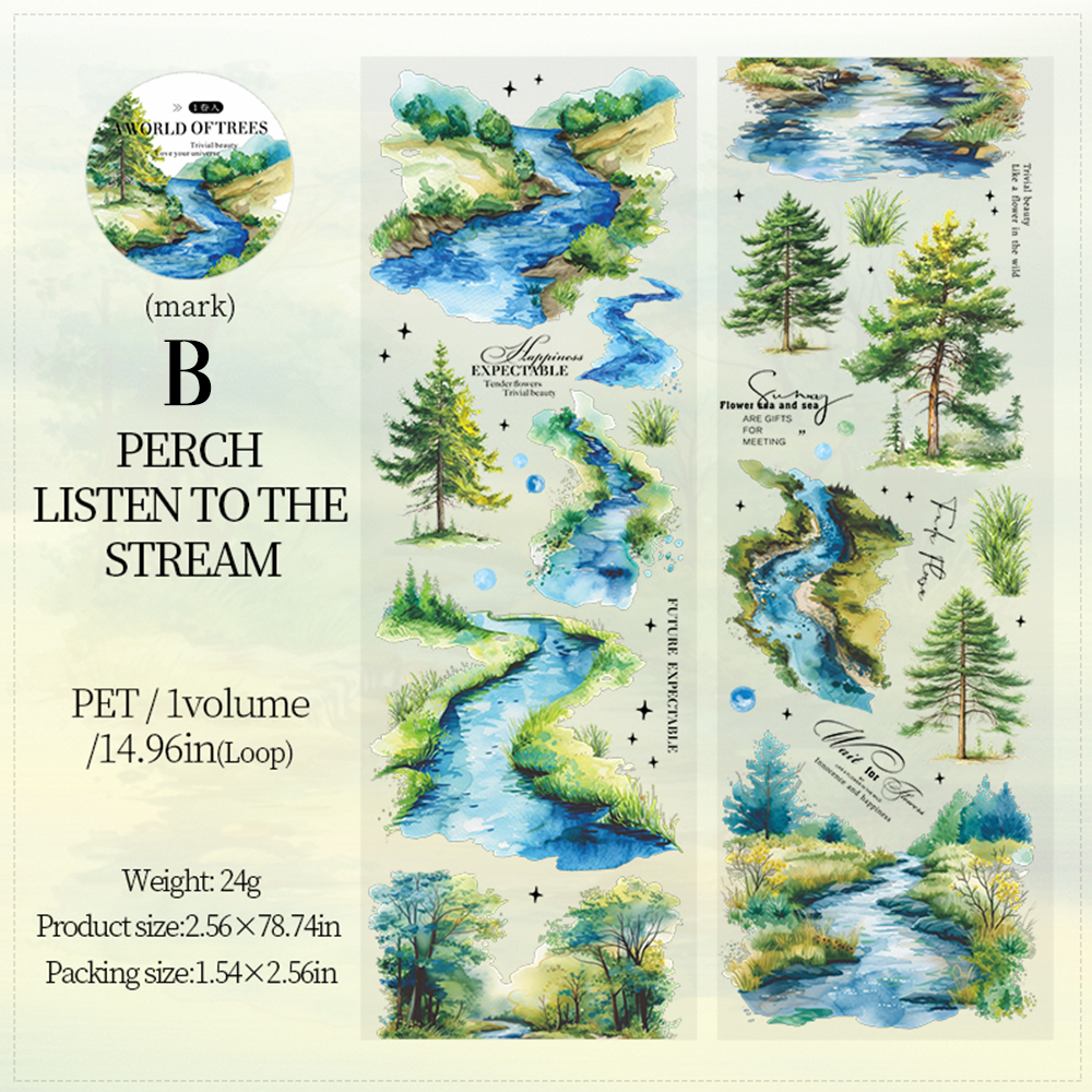 Scenery of a Tree PET Tape