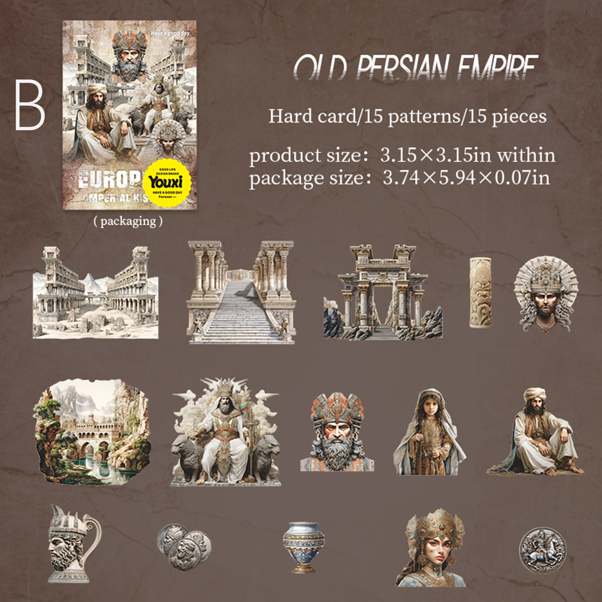 European Imperial History Sticker