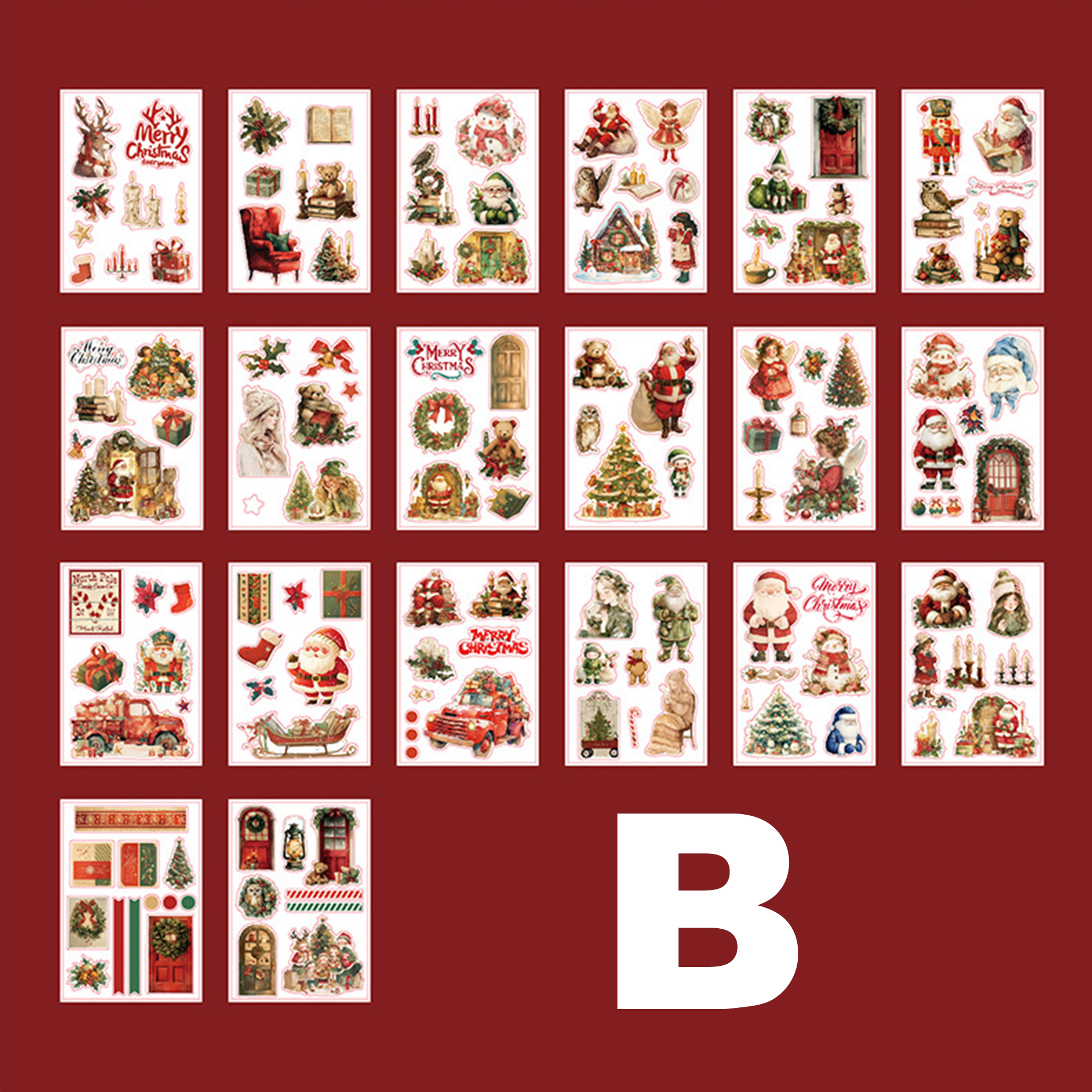 Holiday Pre-cut Sticker Book