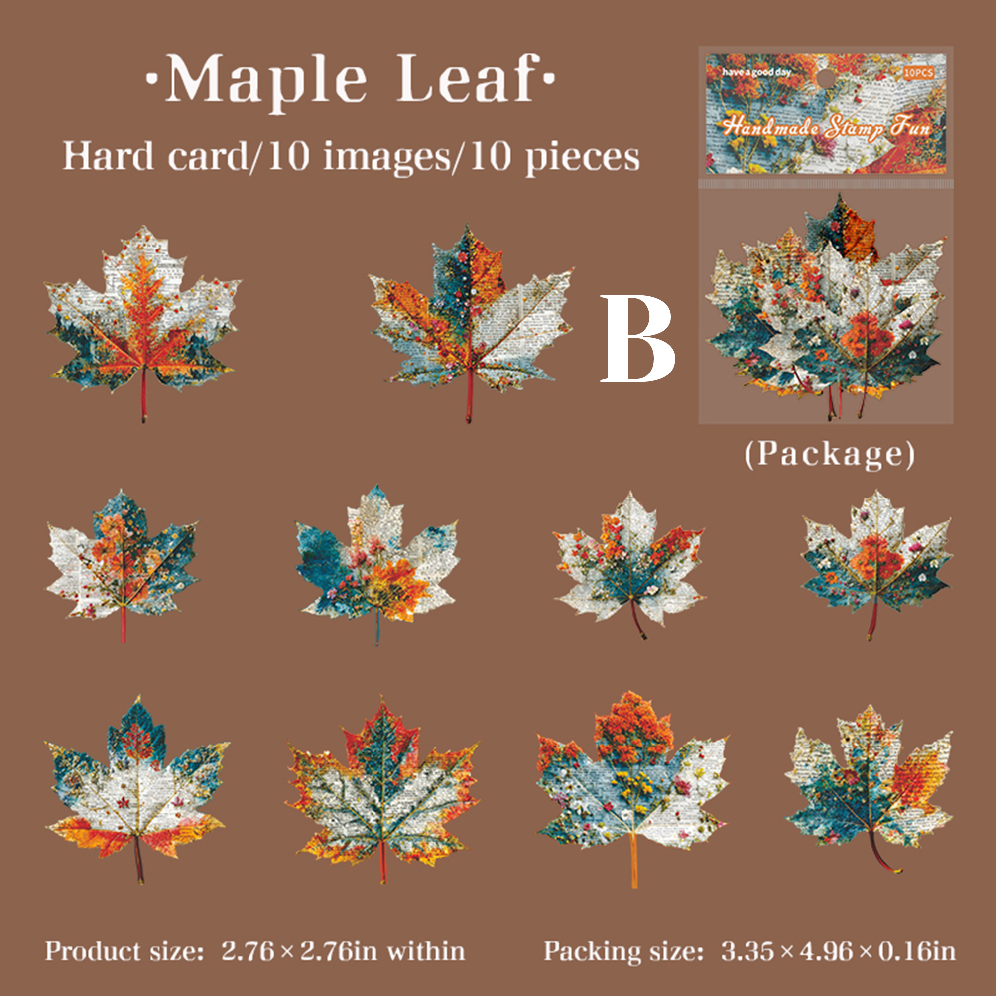 Vintage Garden Hard Card Sticker