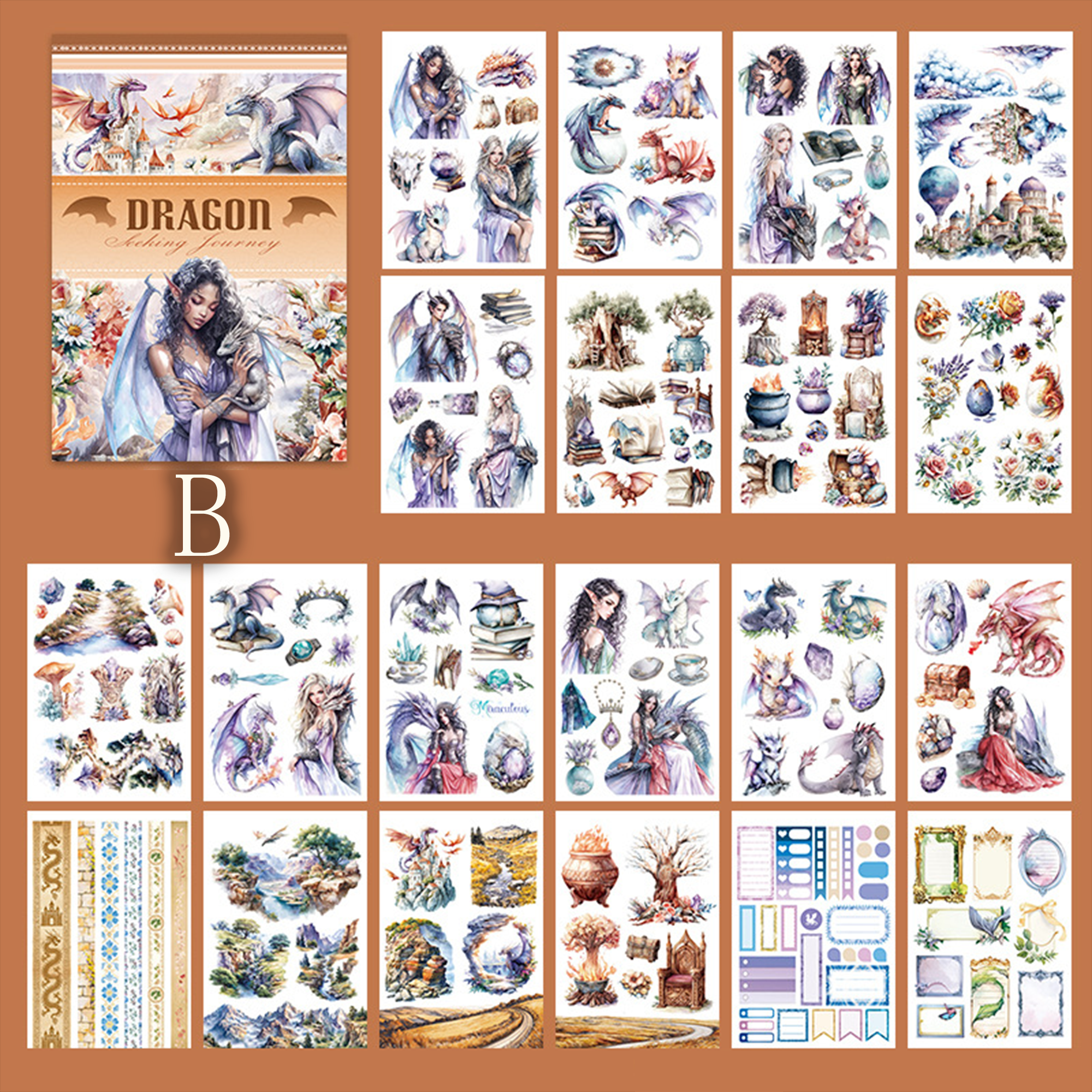 Vintage Sticker Book Vol.21