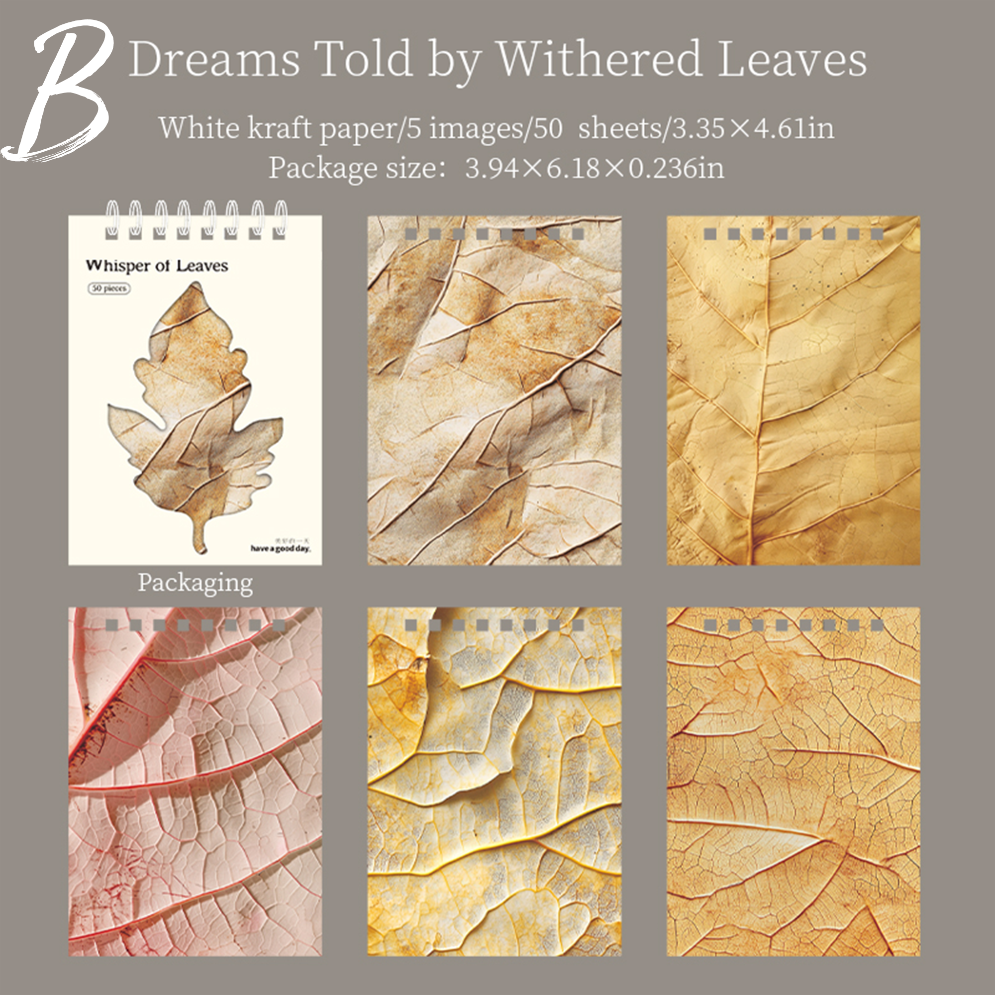 Whispers of Leaves Wirebound Book