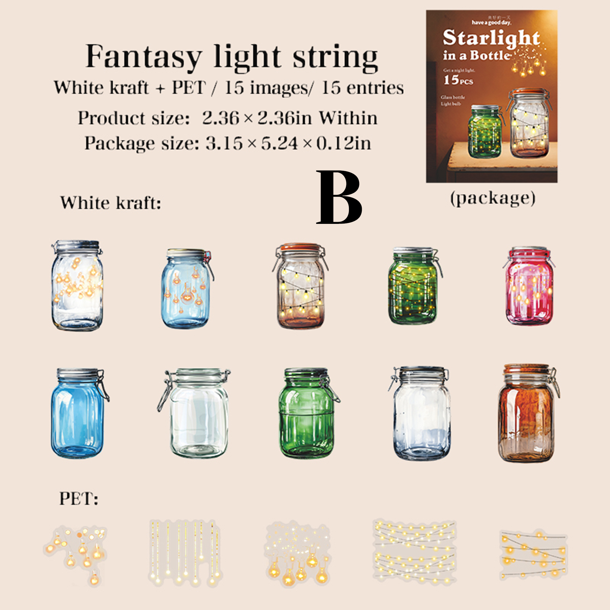 Starlight in a Bottle Sticker