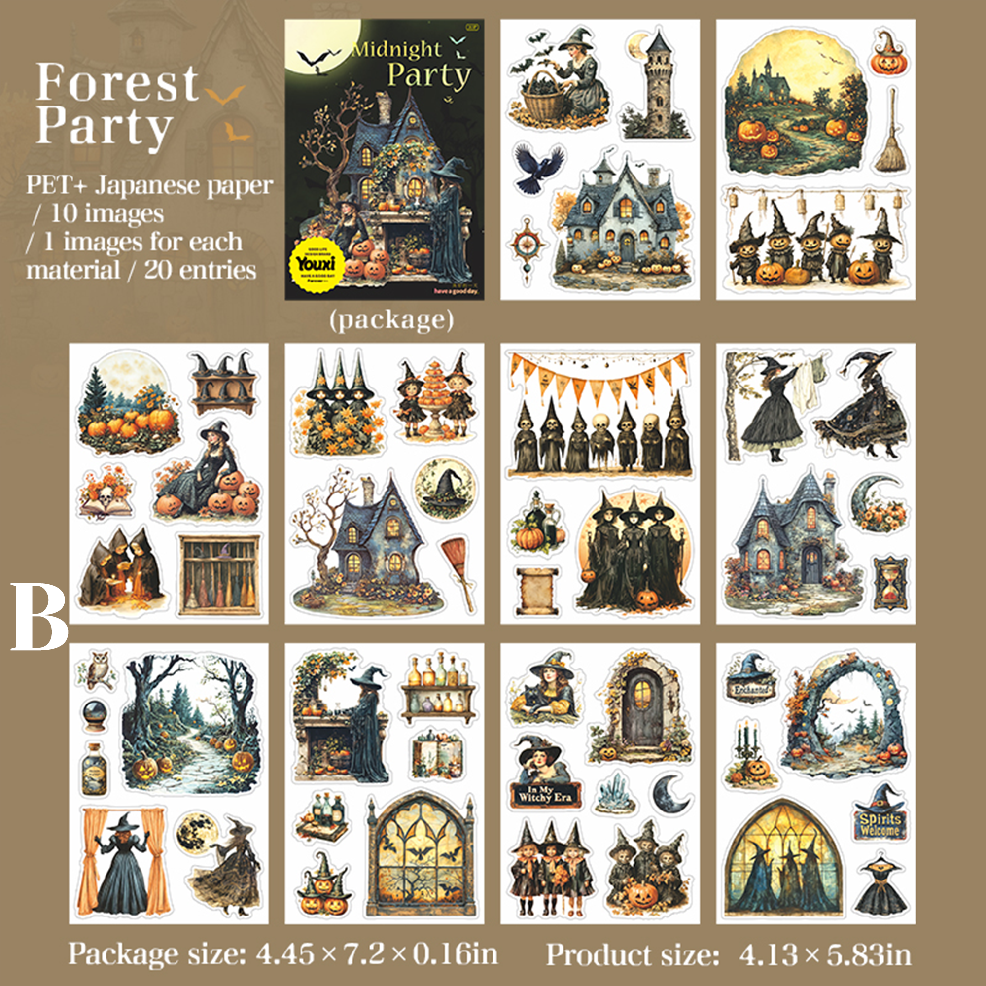 Midnight Party Sticker Book