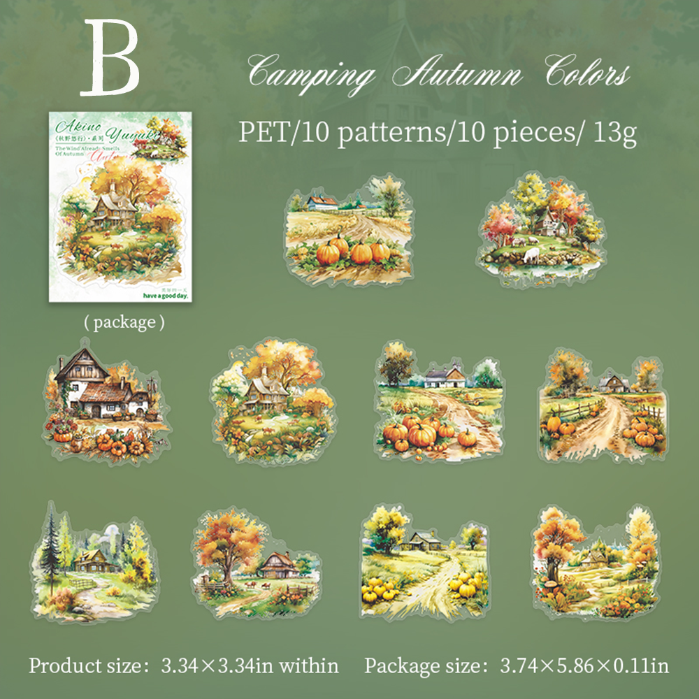 Autumn landscape PET Sticker