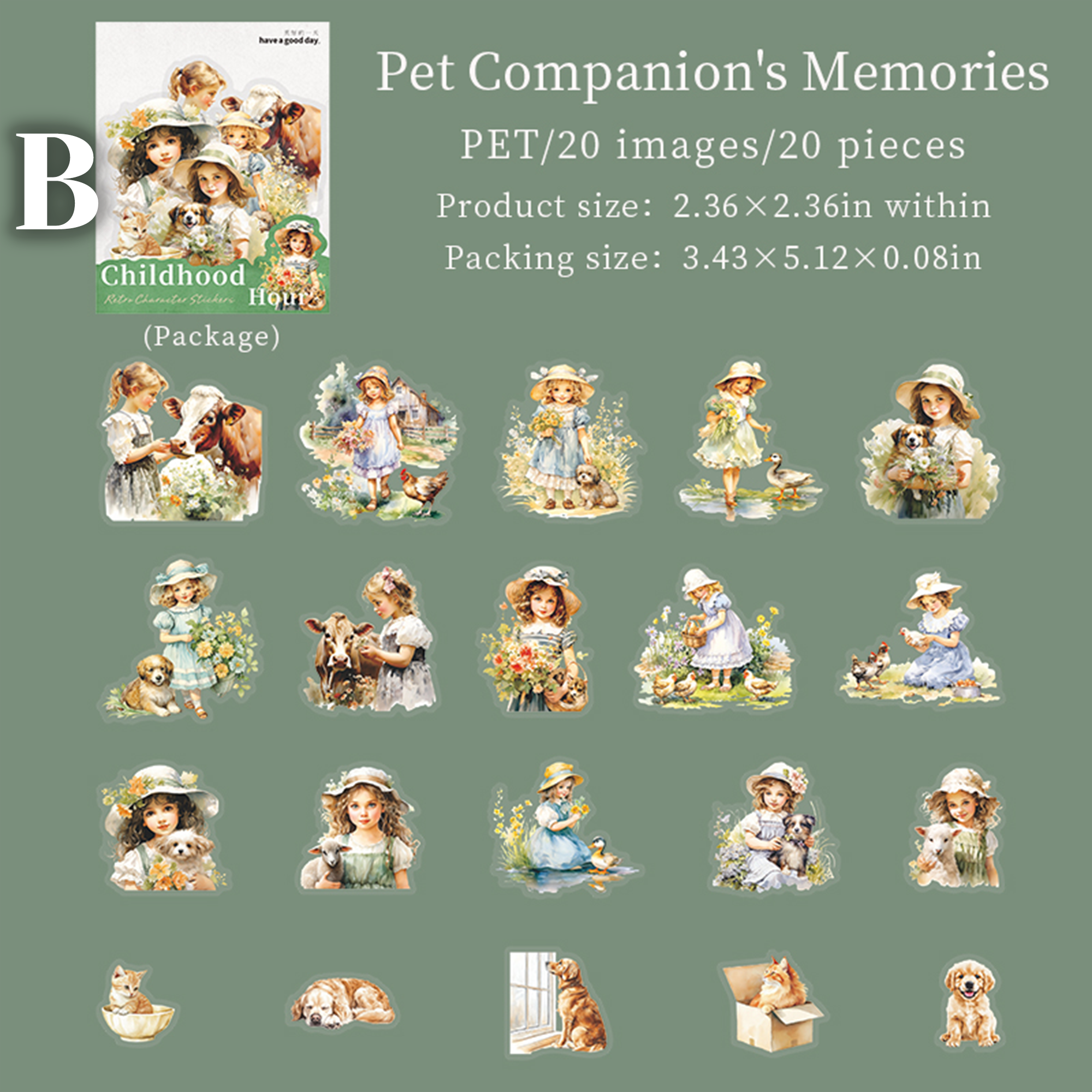 Childhood Hour PET Sticker