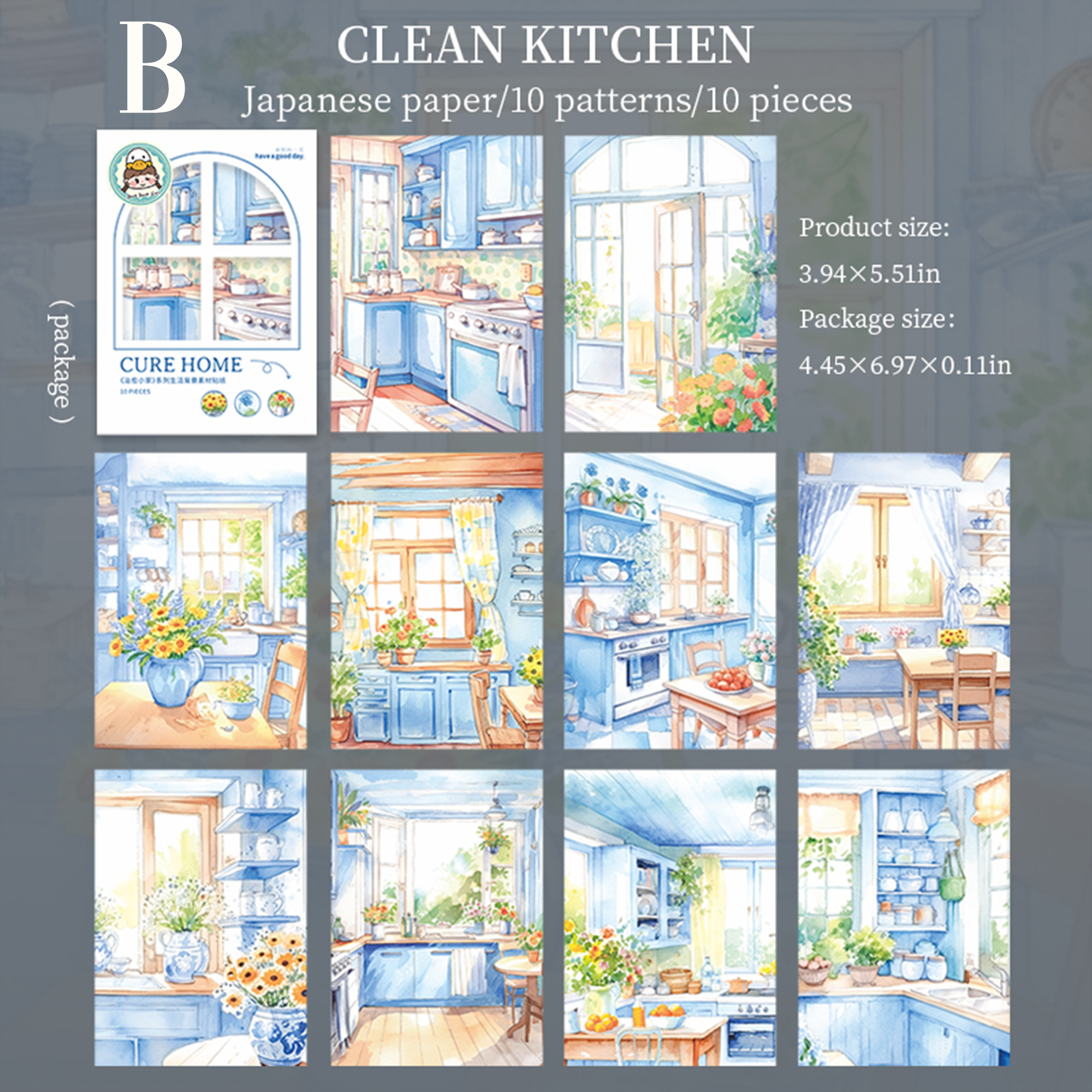 Healing Little Home Washi Sticker