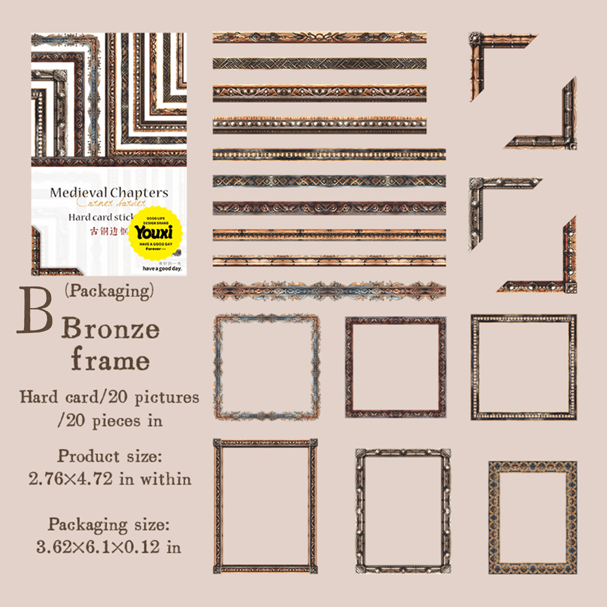 Medieval Chapters Paper Sticker