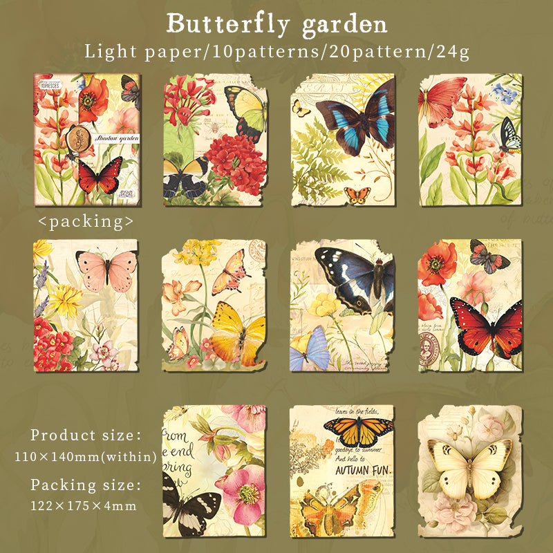 Shadow Garden Scrapbooking Paper