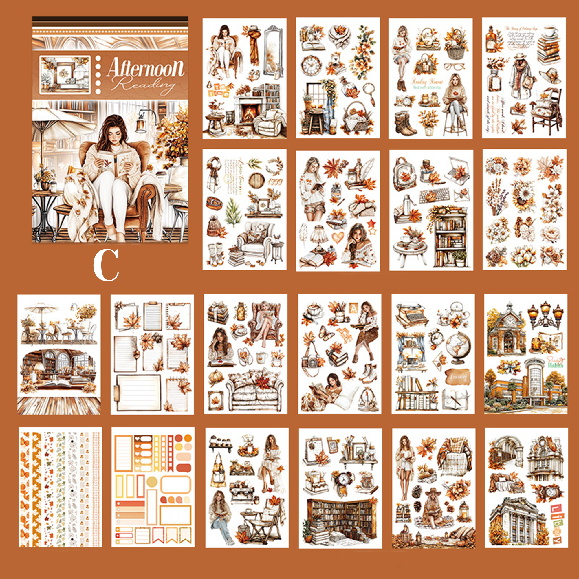 Vintage Sticker Book Vol.19