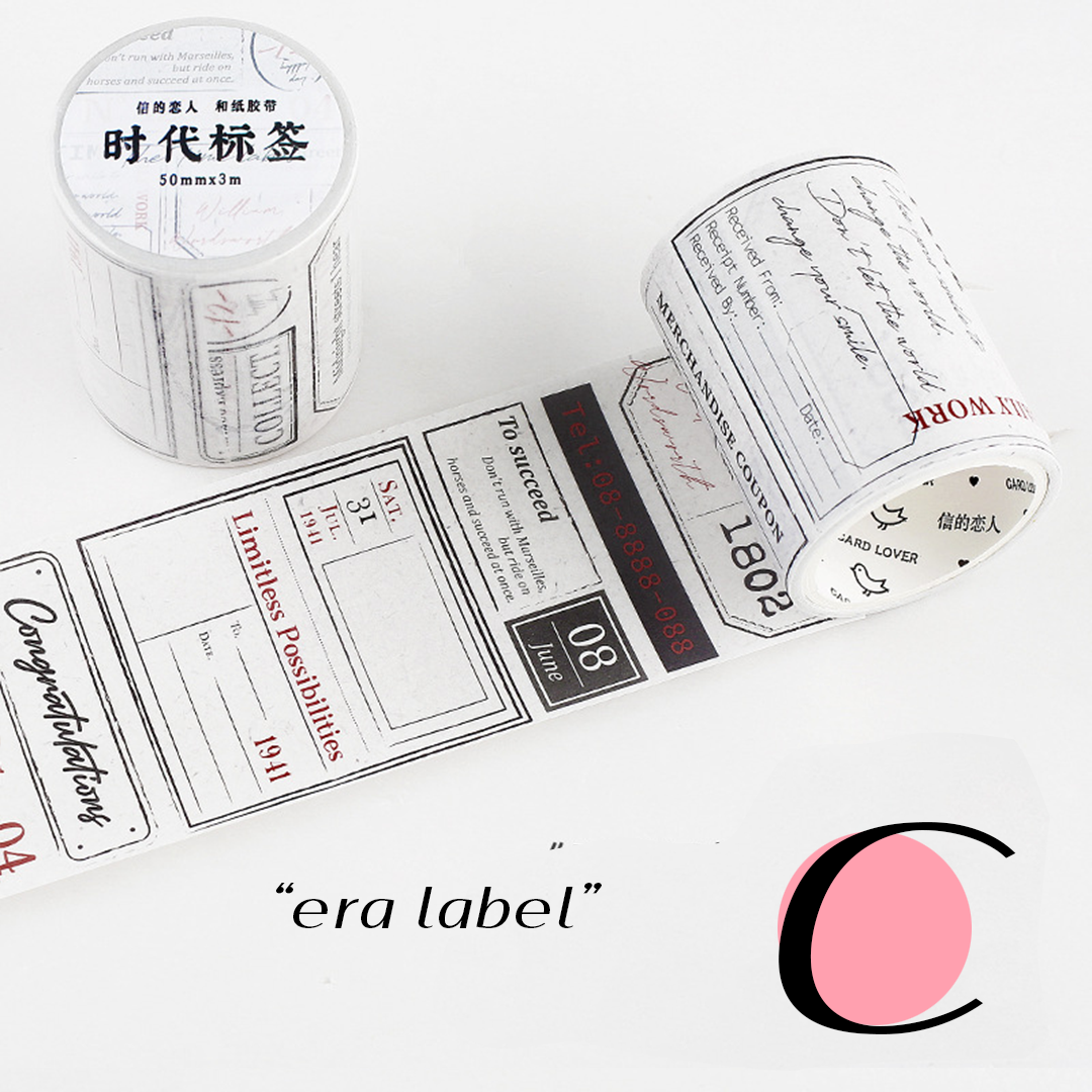 Memoirs of Time series Washi Tape