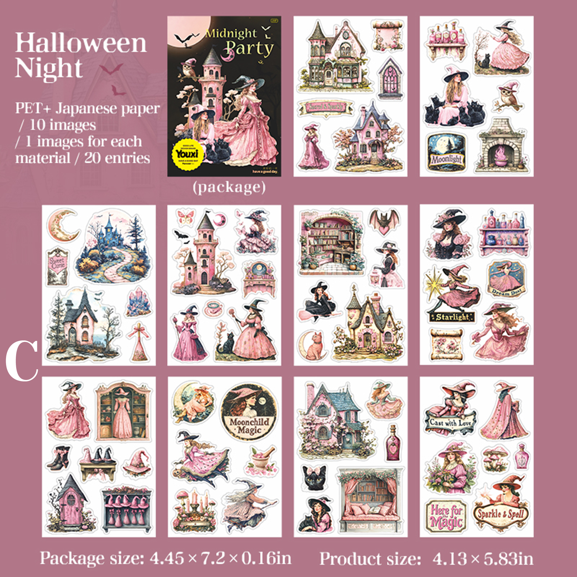 Midnight Party Sticker Book