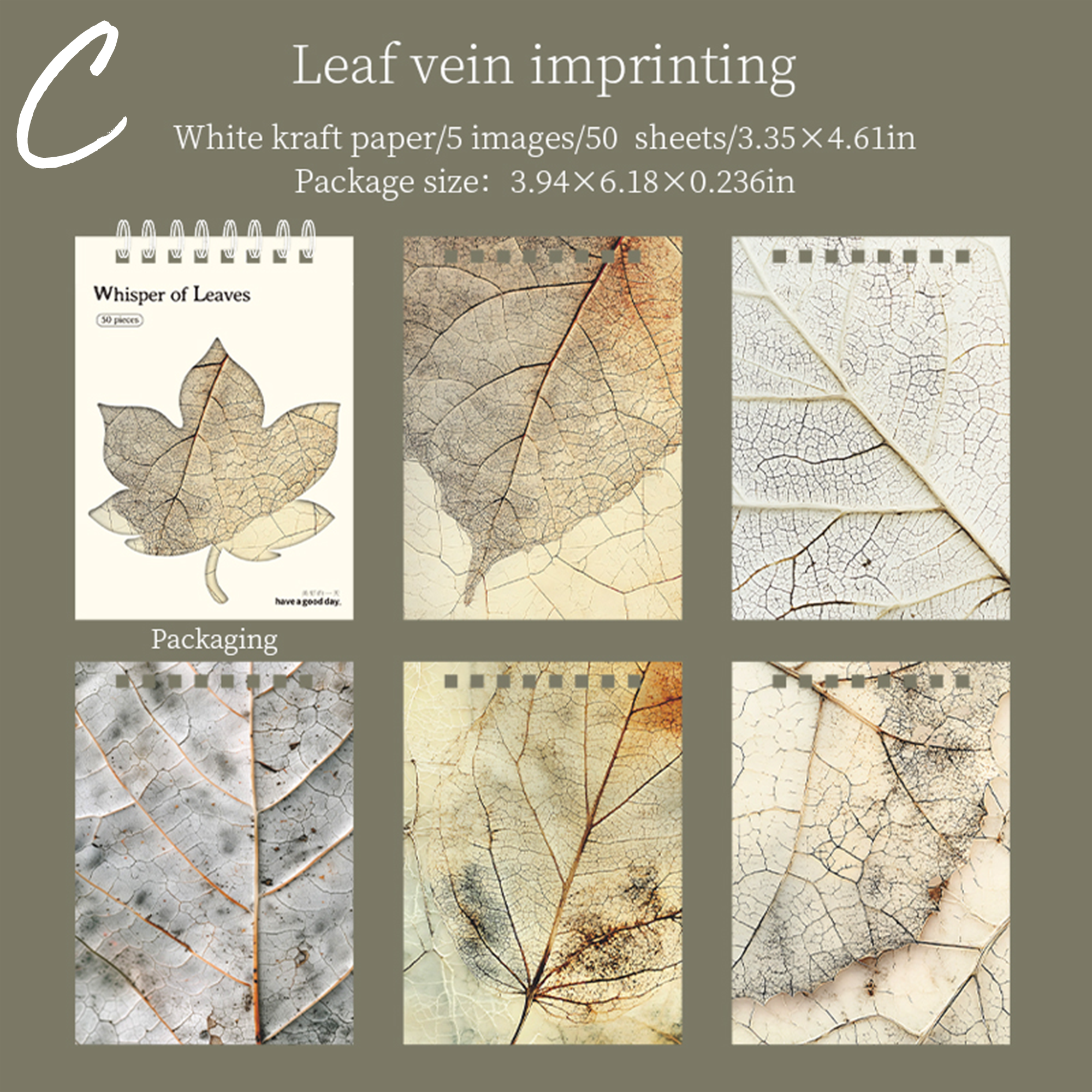 Whispers of Leaves Wirebound Book