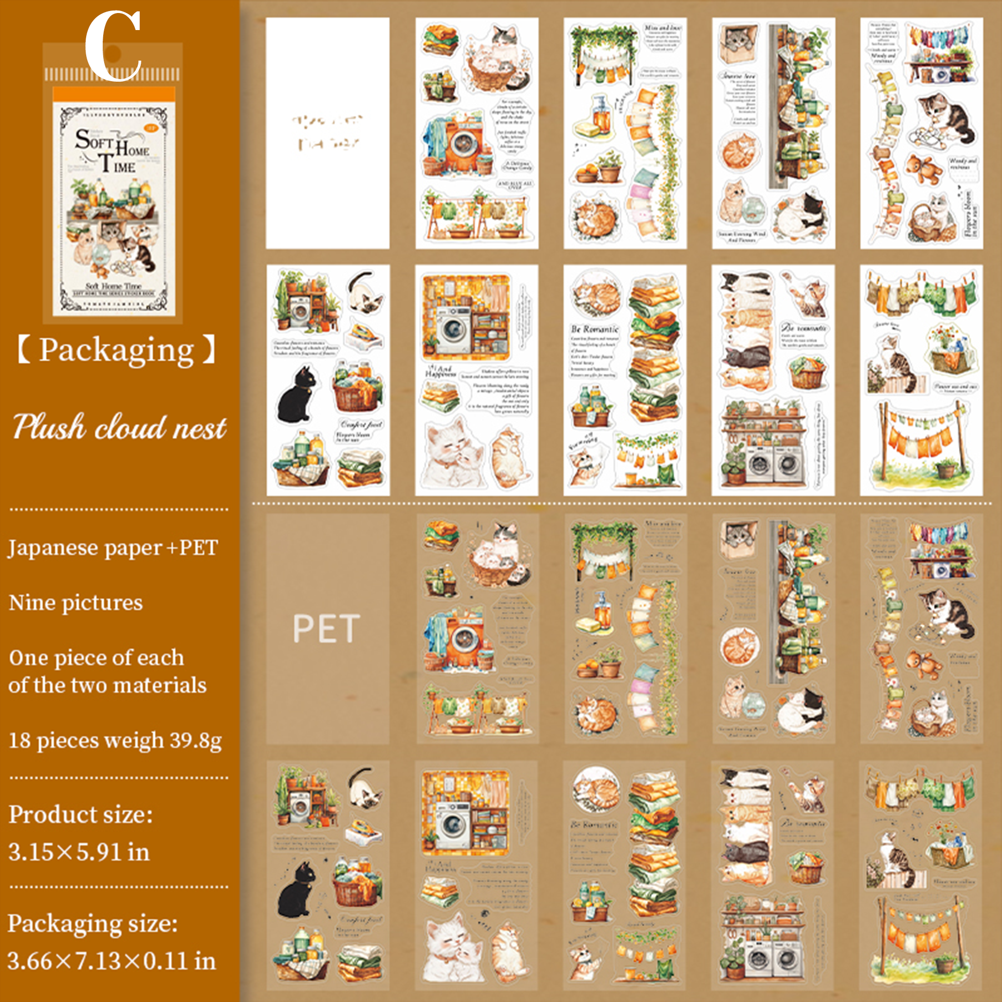 Soft Home Time Sticker Book