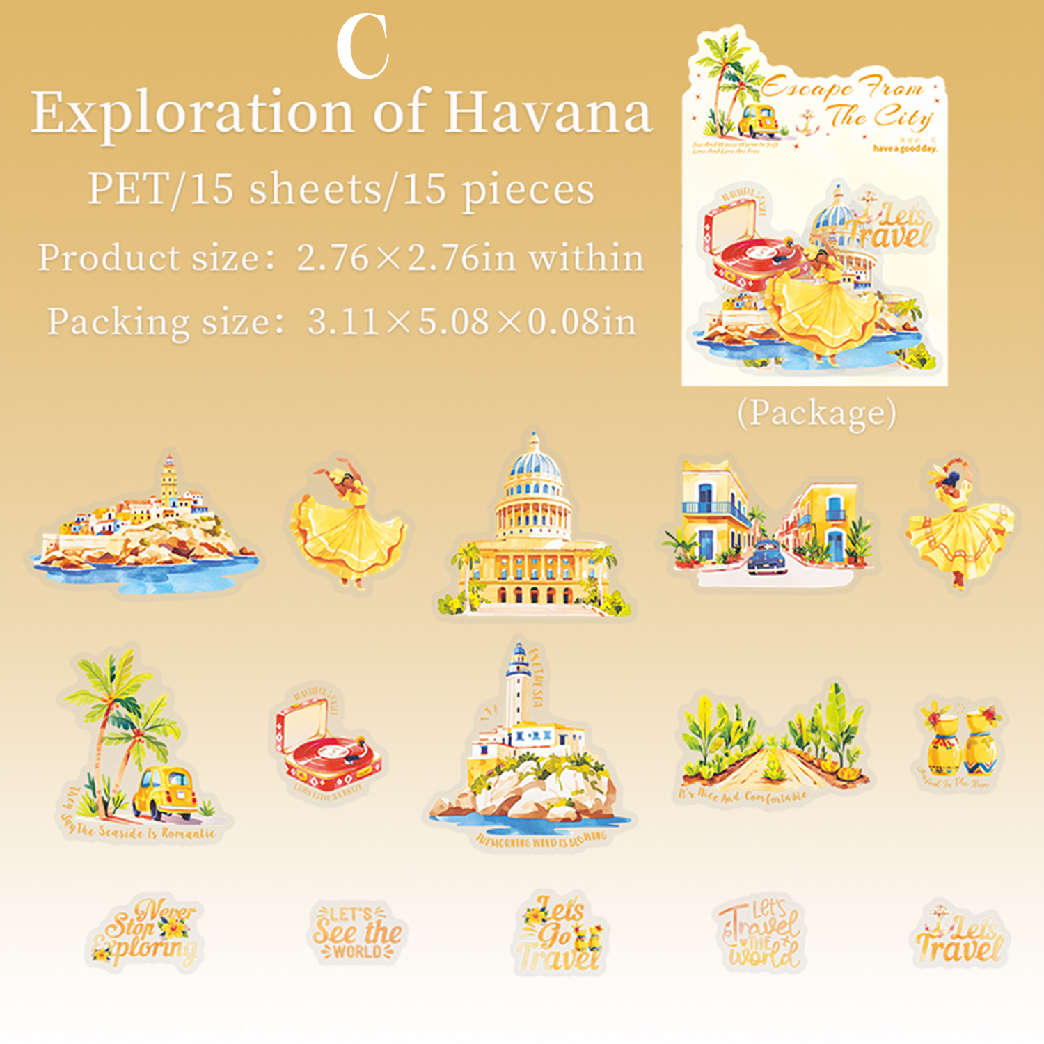 Escape from the City PET Sticker