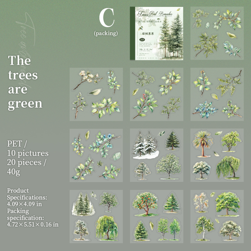 Tree and Branch Sticker Books