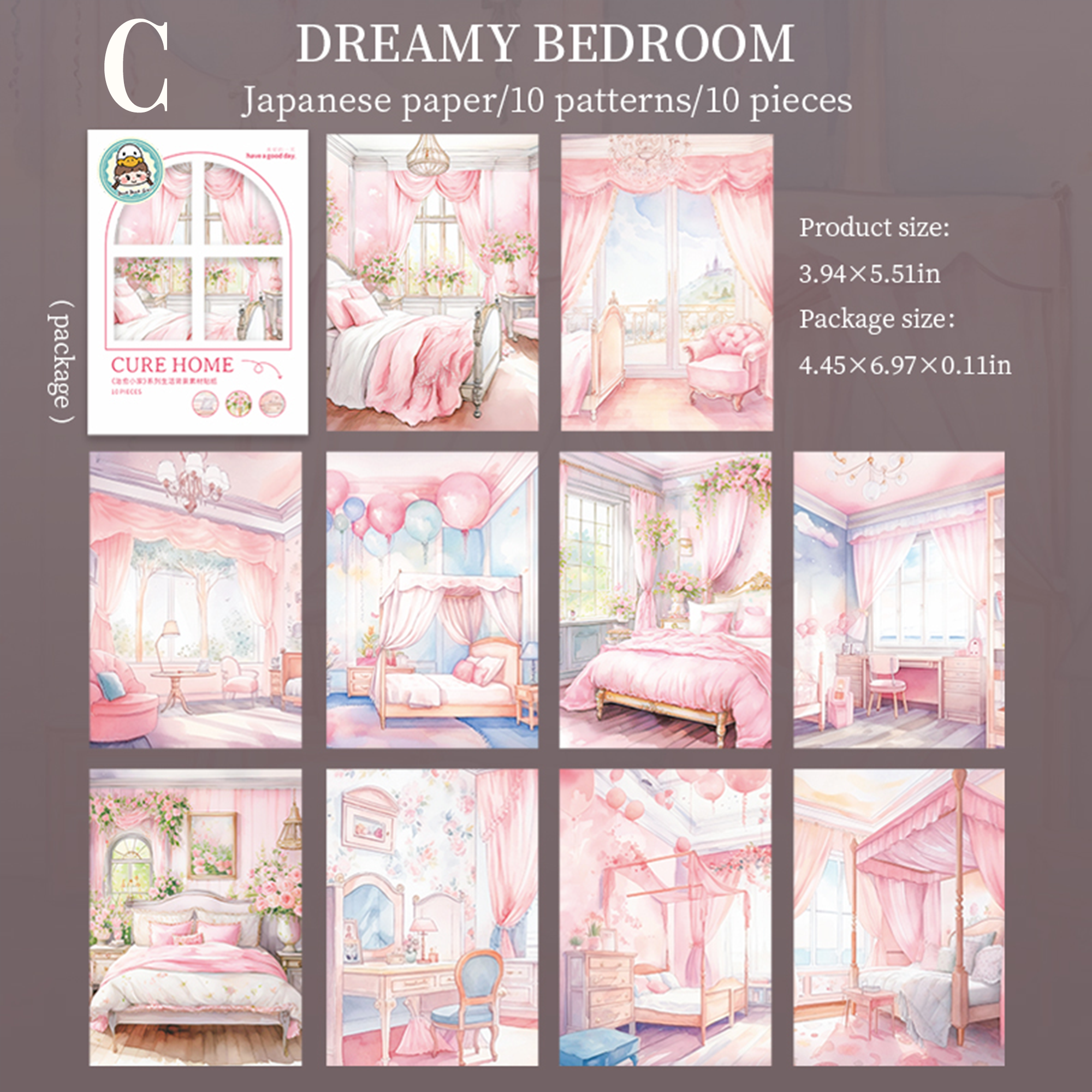 Healing Little Home Washi Sticker