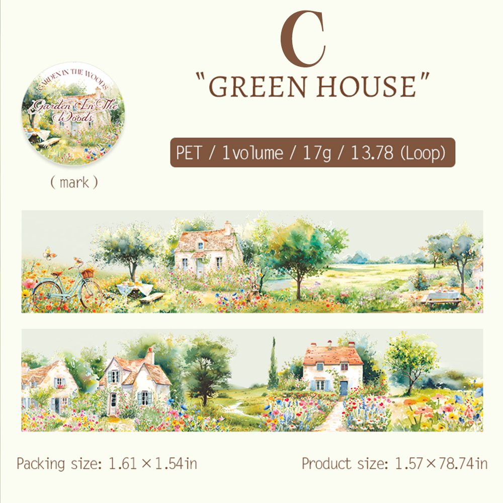 Garden in Forest PET Tape