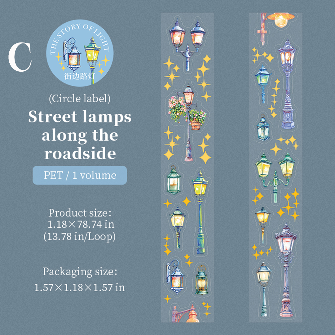 The Story of Light Pre-cut PET Tape