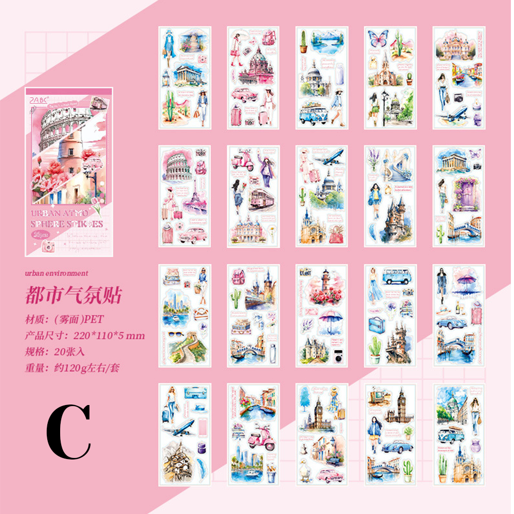 Hazy Memories Pre-cut Sticker Book