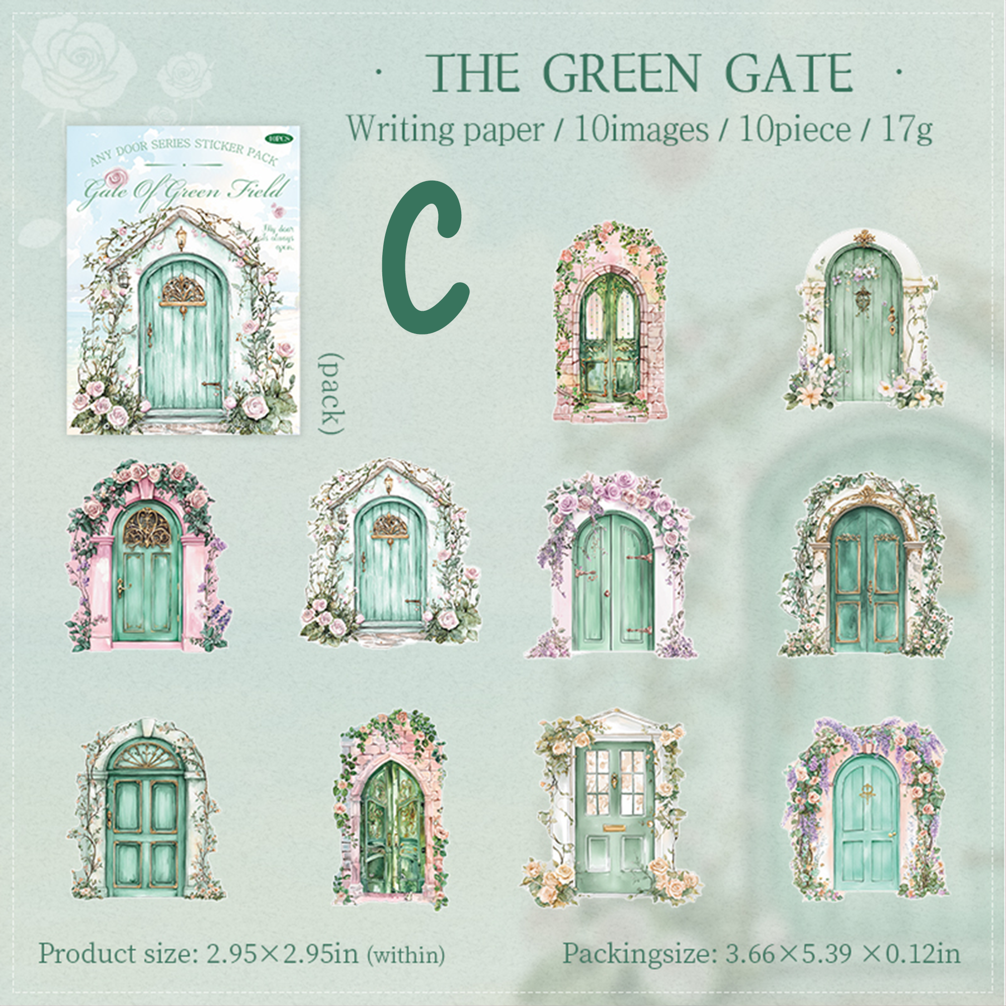 Arbitrary Gate Writing Paper Sticker