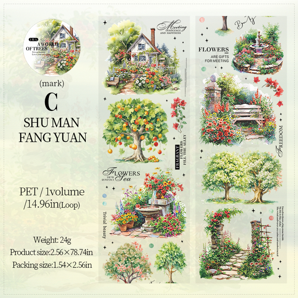 Scenery of a Tree PET Tape