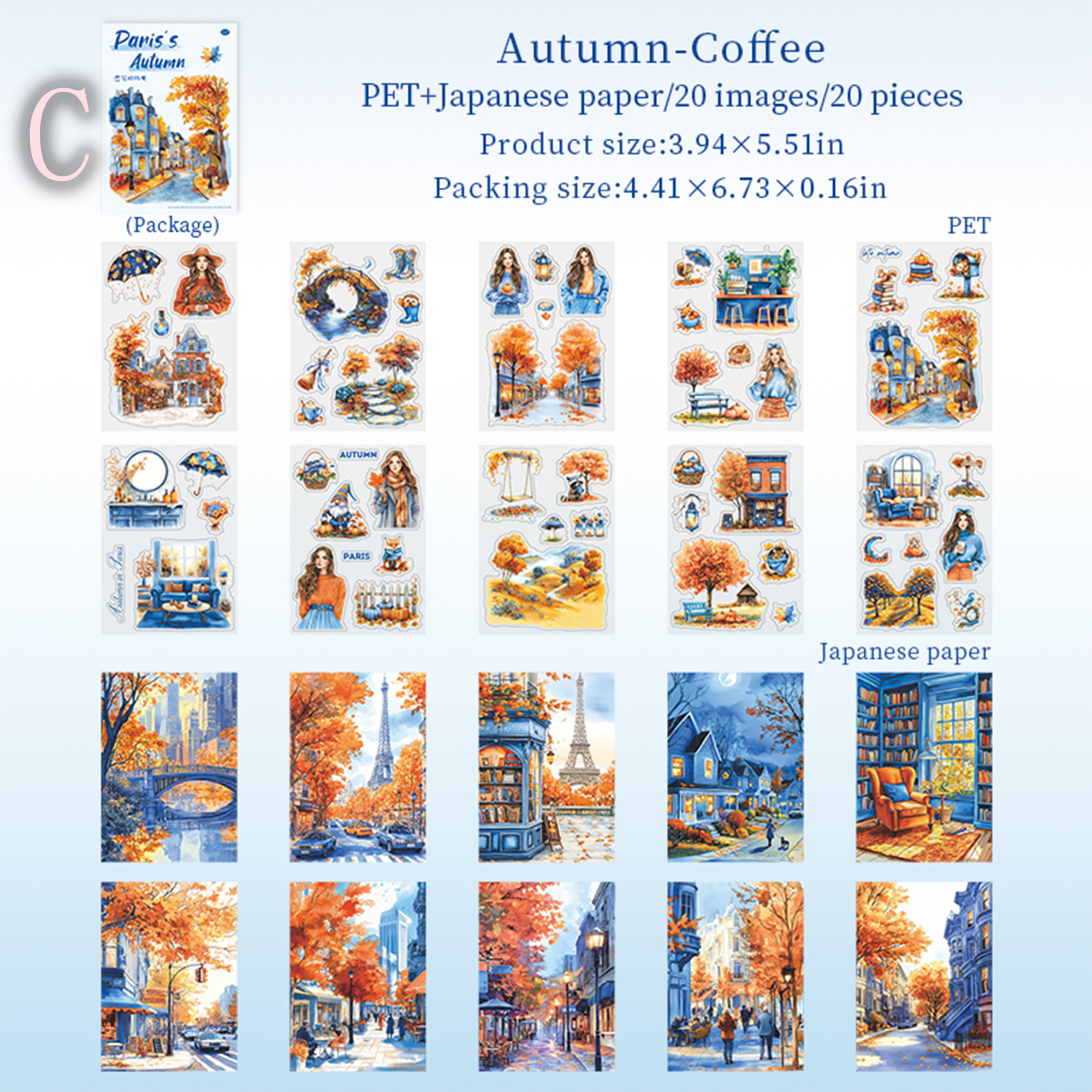 Paris's Autumn Sticker Book