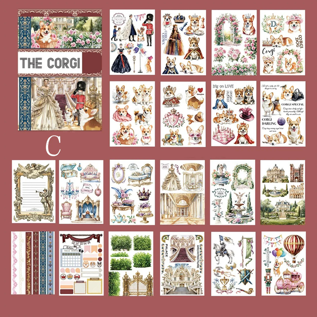 Vintage Sticker Book Vol.15 - The Corgi