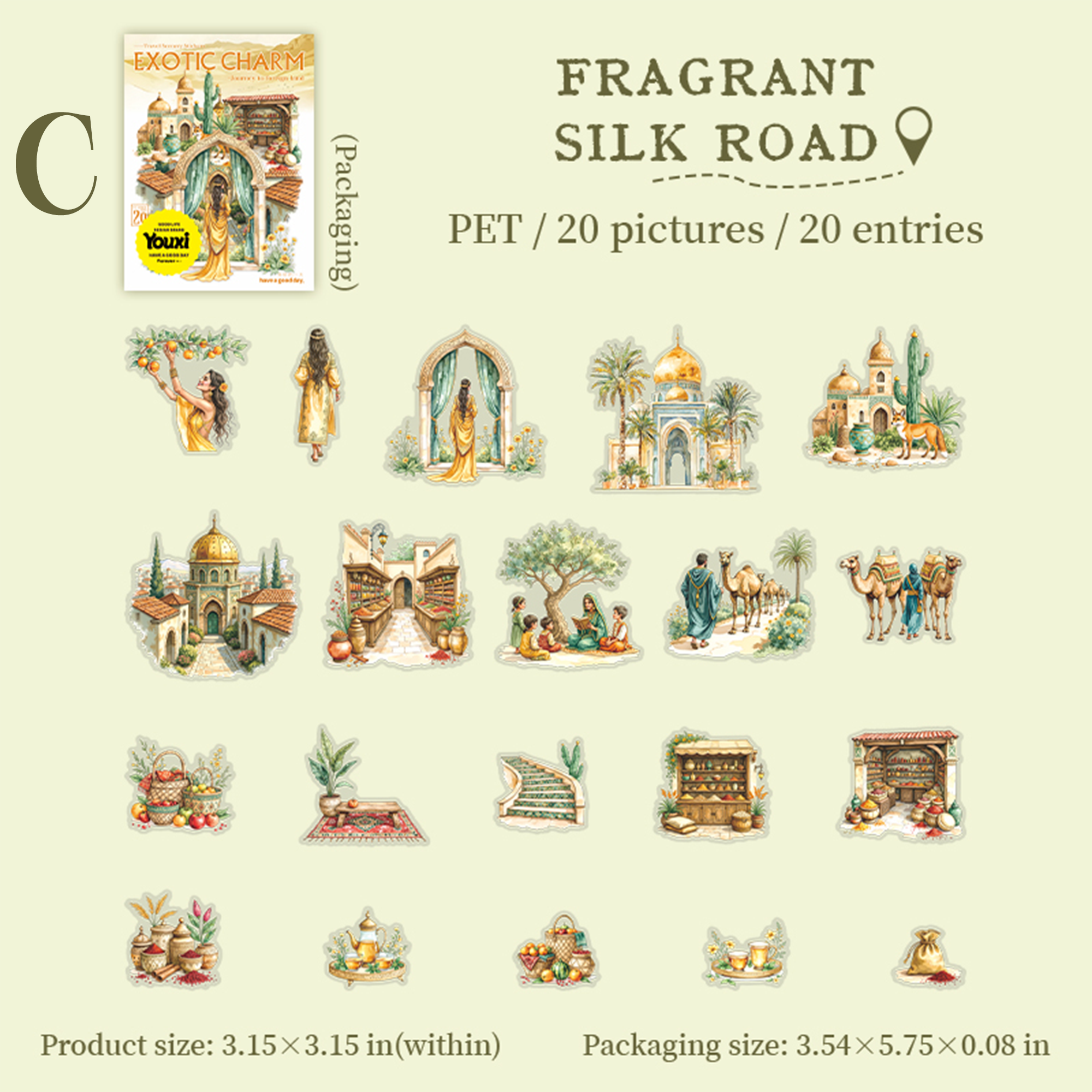 Journey to a Foreign Land PET Sticker