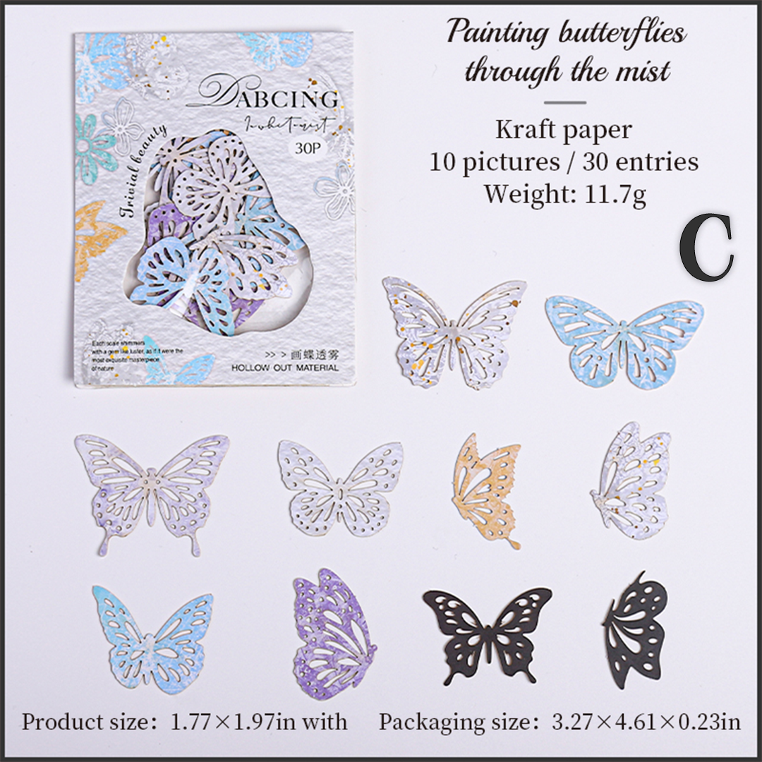 The White Mist is Dancing Scraapbooking Paper