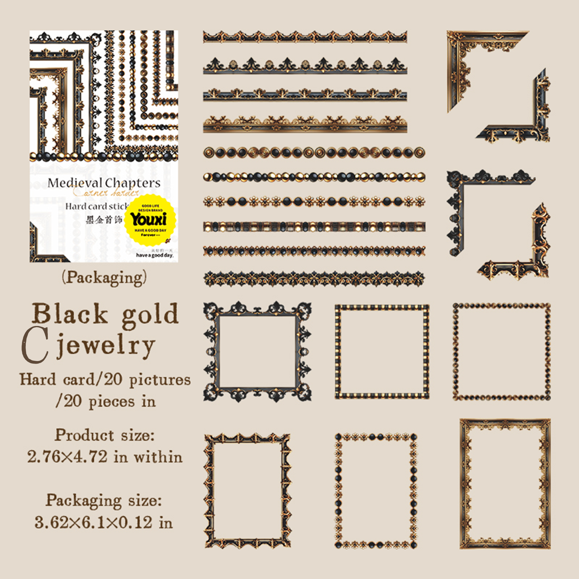 Medieval Chapters Paper Sticker