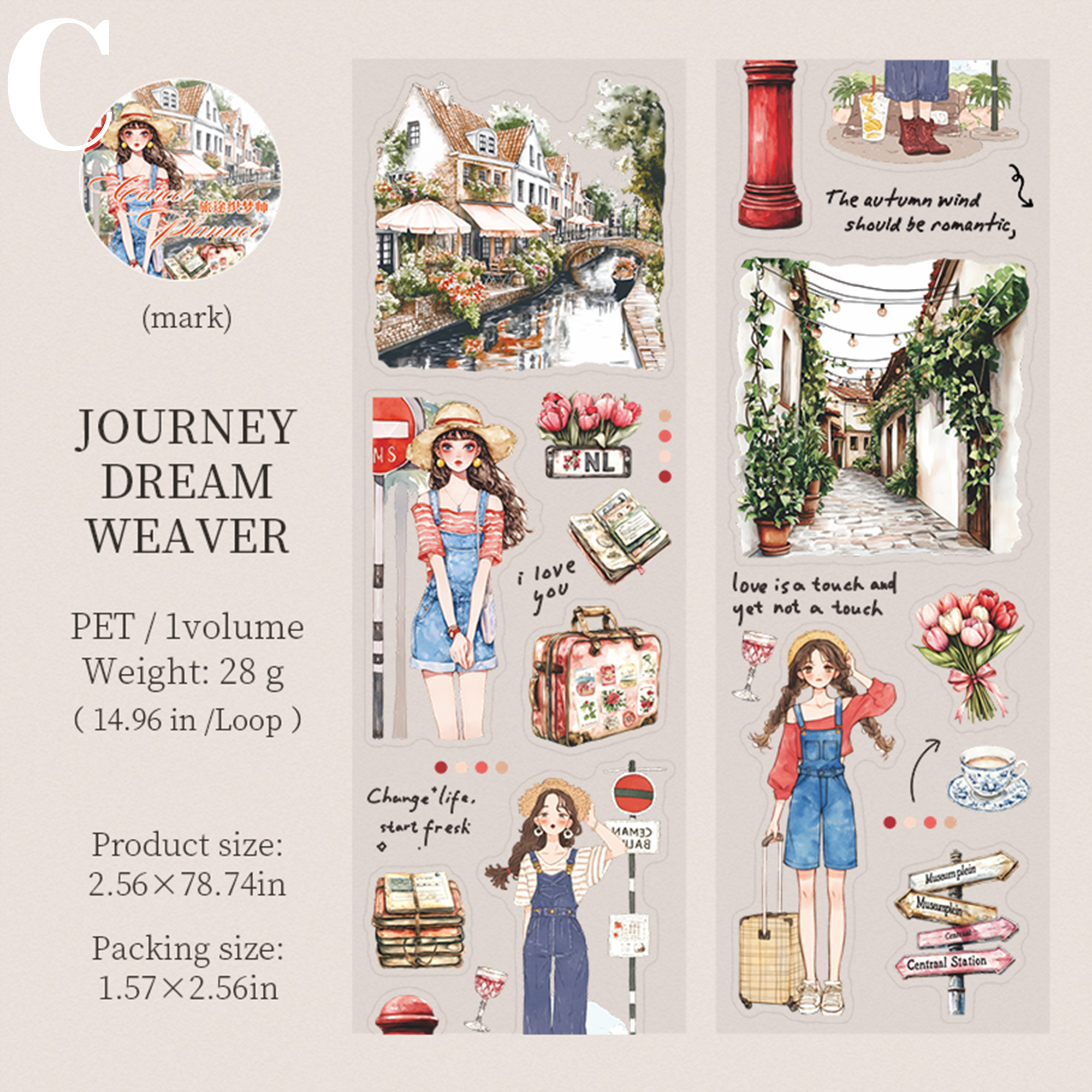 Life Planner PET Tape