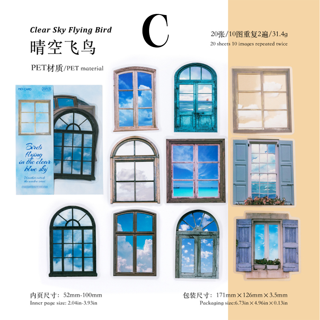 Window Weather Series PET Sticker