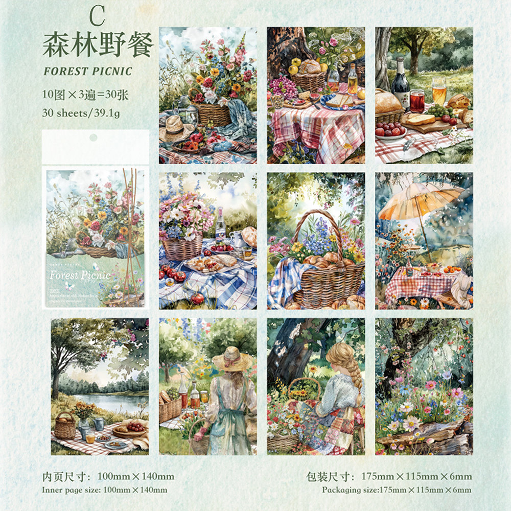 Appointment with Nature Scrapbooking Paper