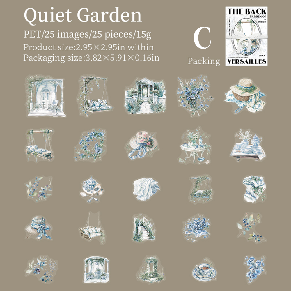 The Back Garden of Versailles PET Sticker