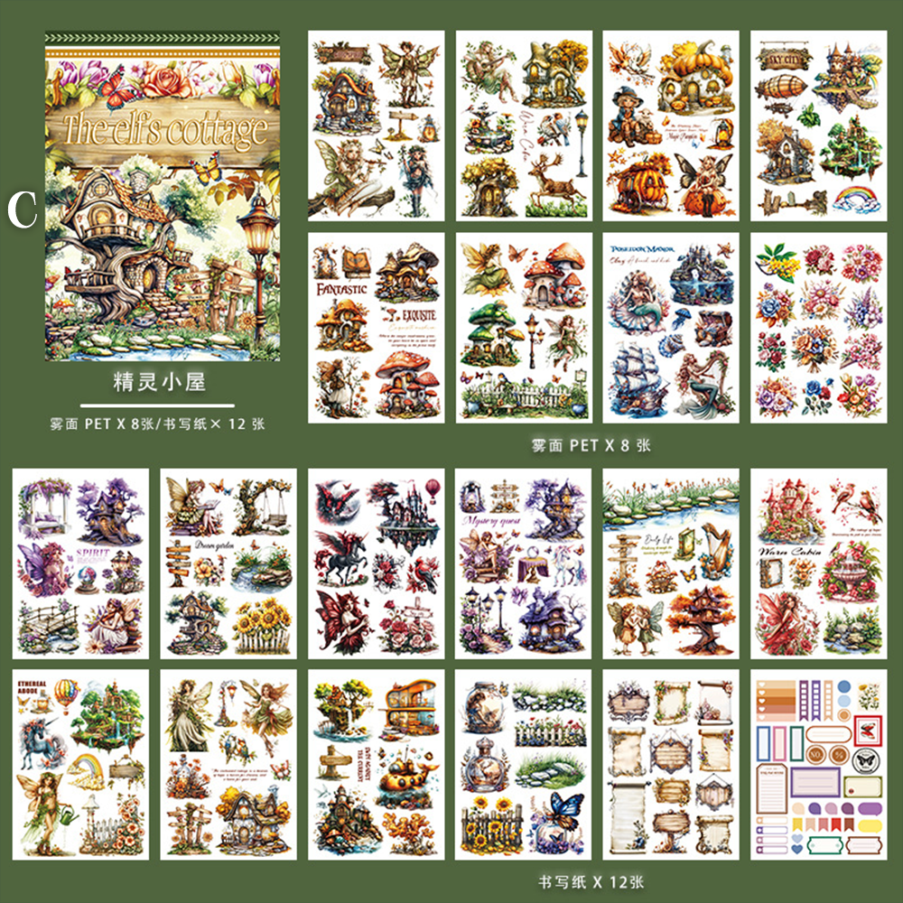 Vintage Sticker Book Vol.13