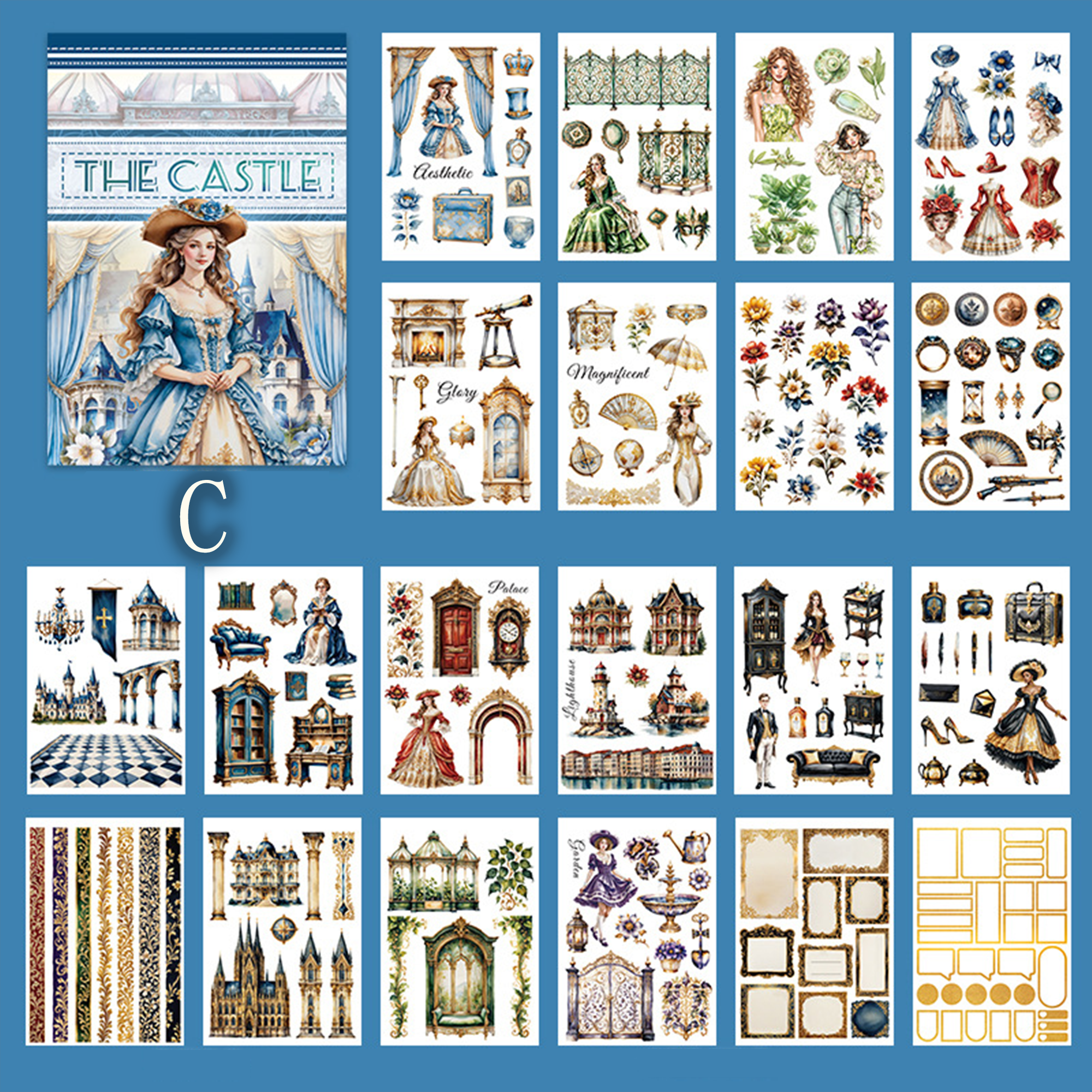 Vintage Sticker Book Vol.21