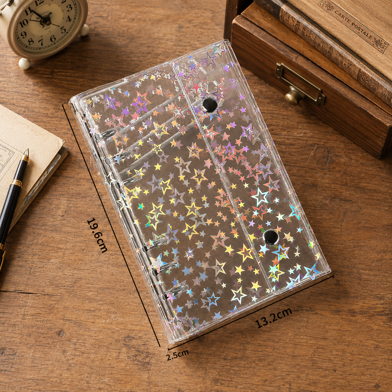 Laser Star Loose-Leaf Binder Cover