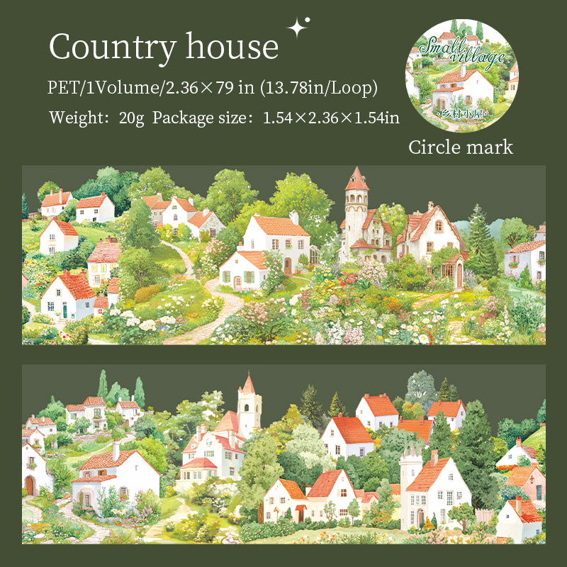 Small Village PET Tape