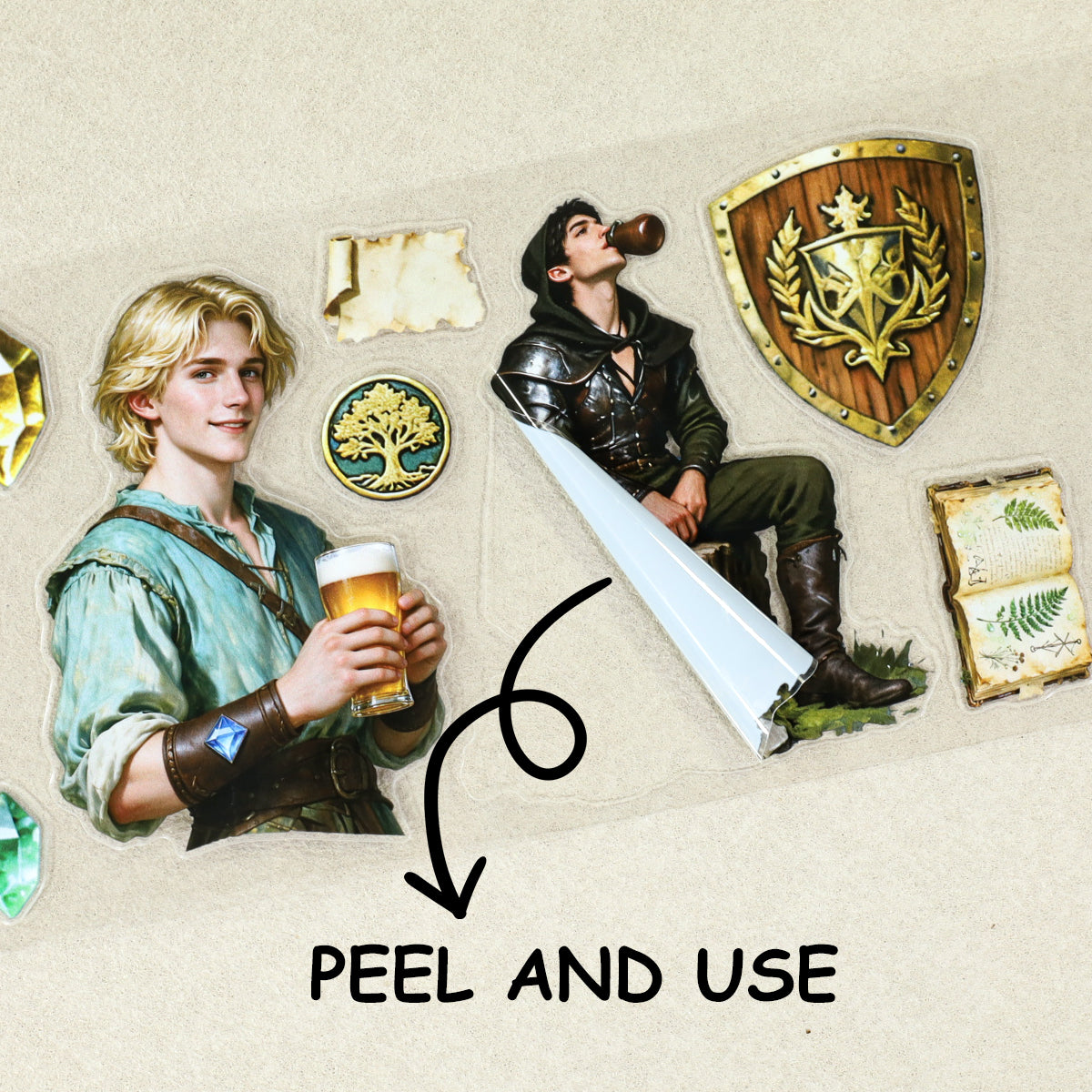 Forest Knight Pre-cut PET Tape