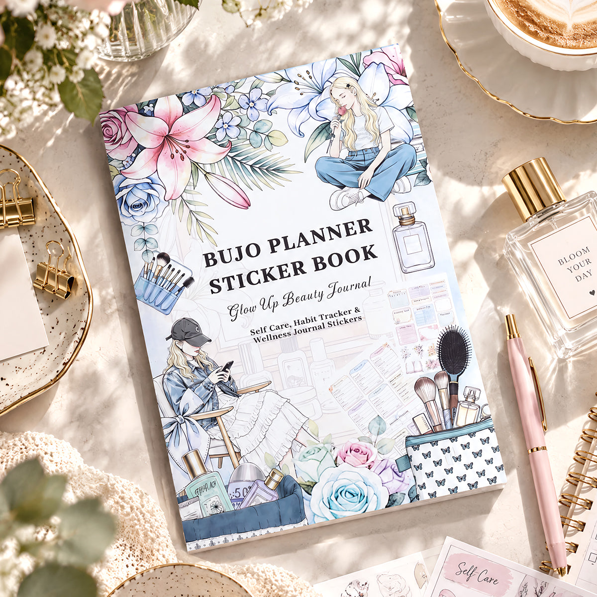 Beauty Diary Vintage Sticker Book