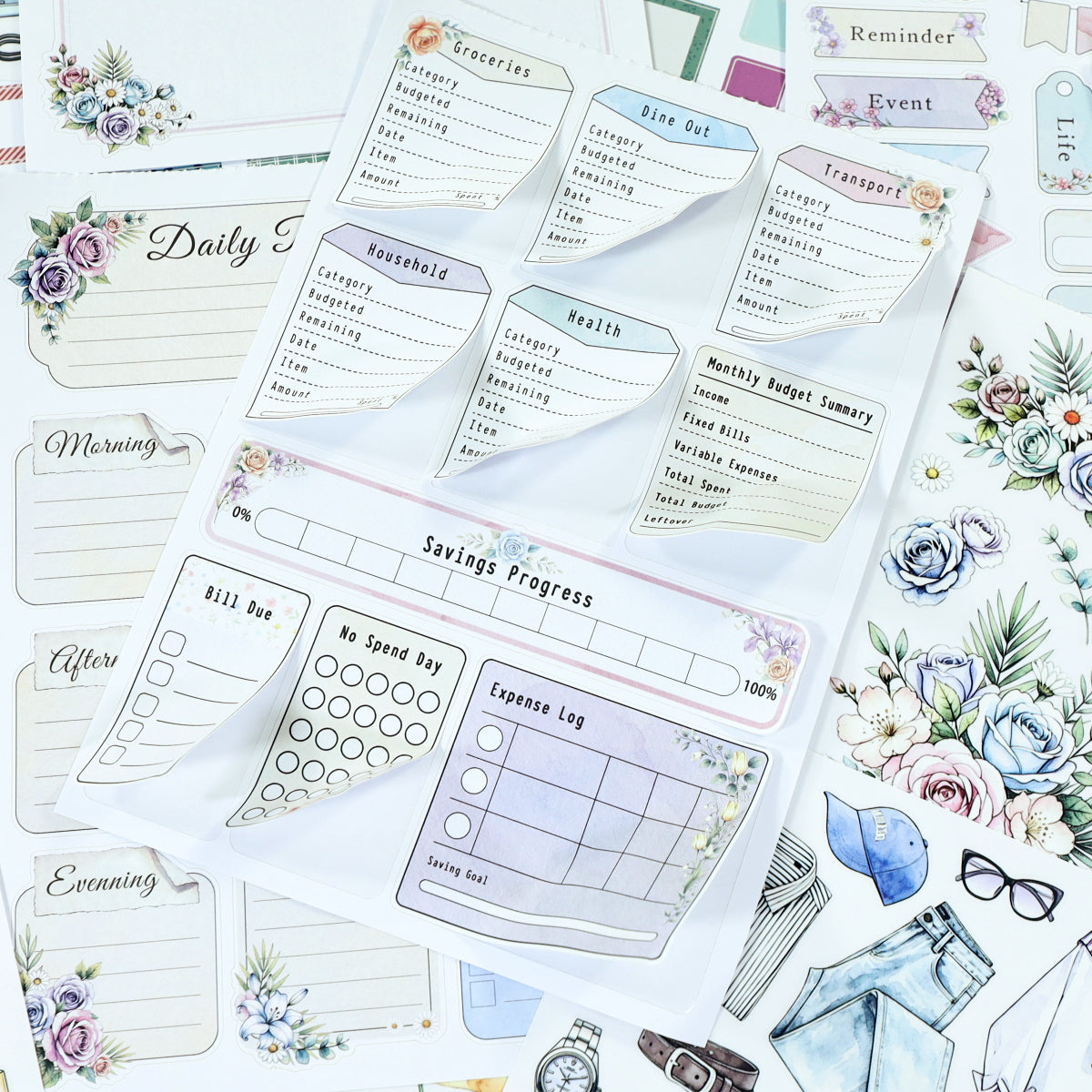 Beauty Diary Vintage Sticker Book