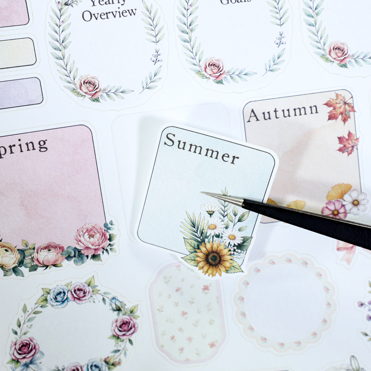 Beauty Diary Vintage Sticker Book