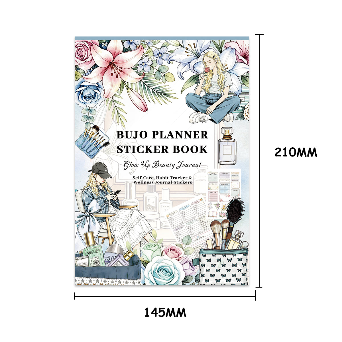 Beauty Diary Vintage Sticker Book