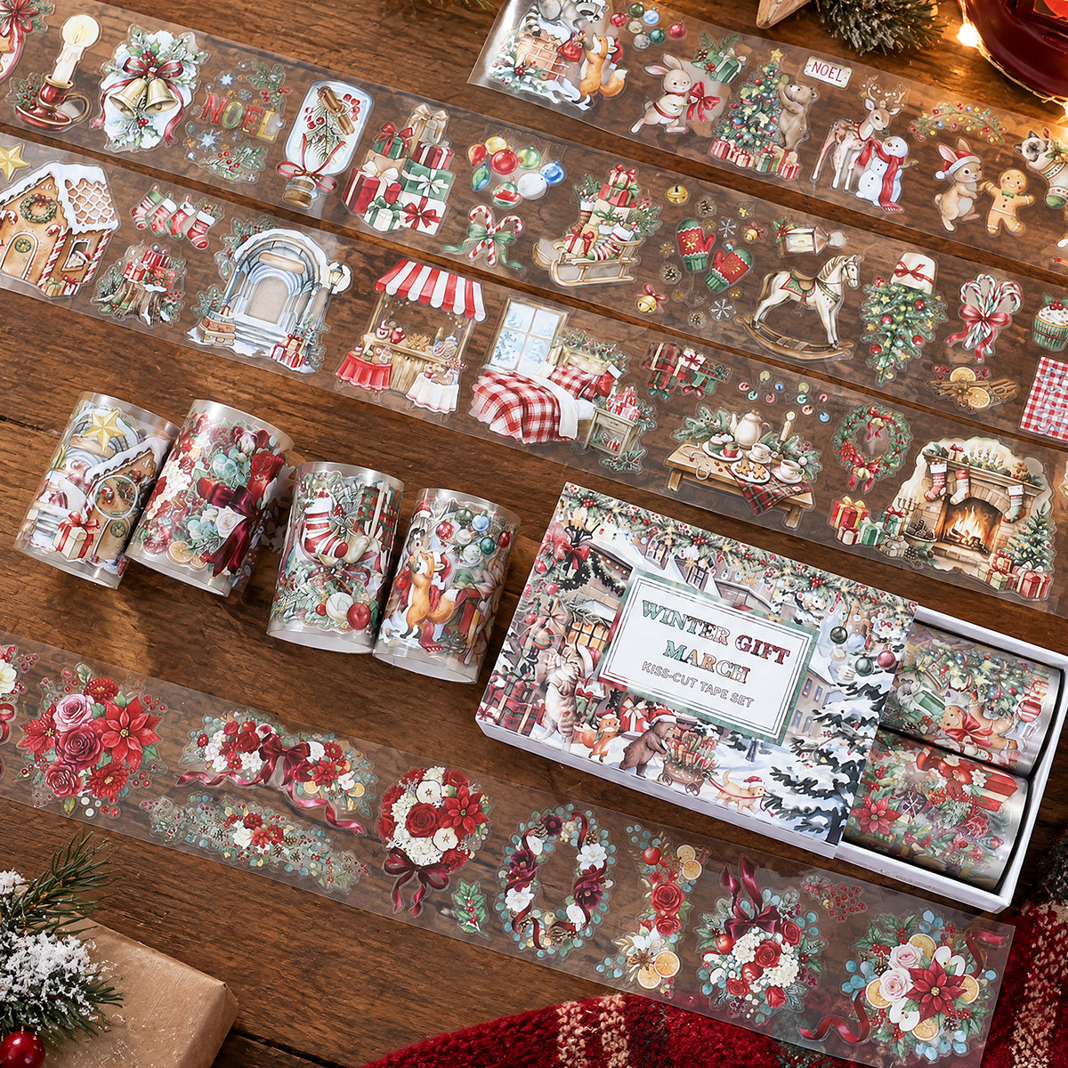 Christmas in the Snow Pre-cut Tape Set Box