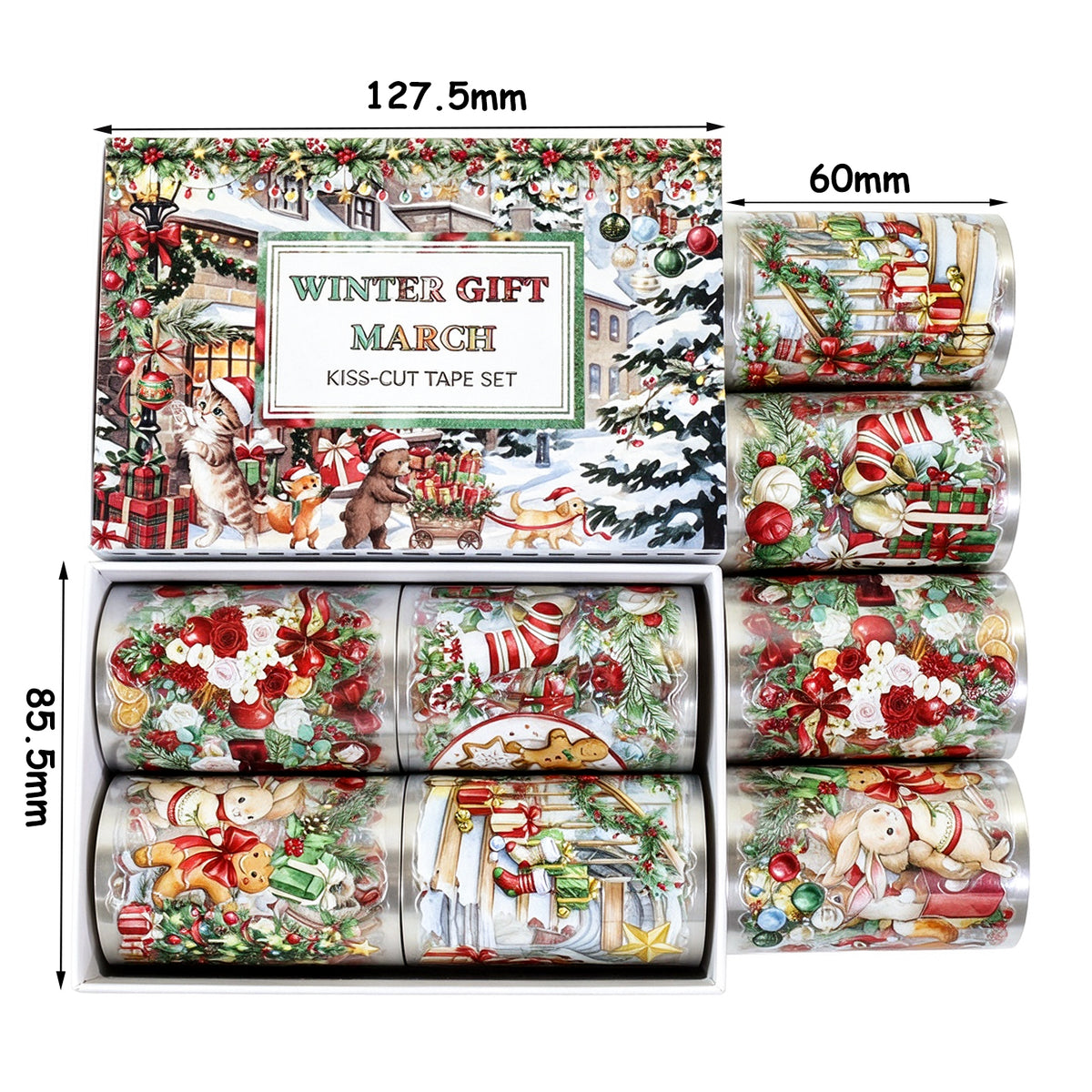 Christmas in the Snow Pre-cut Tape Set Box
