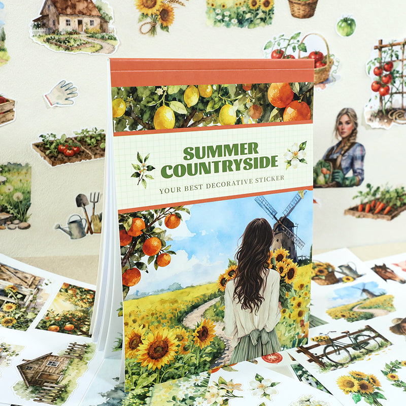 Vintage Sticker Book Vol.29 - Summer Countryside