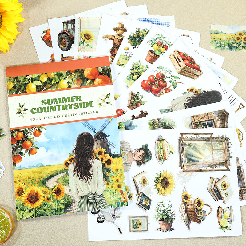 Vintage Sticker Book Vol.29 - Summer Countryside