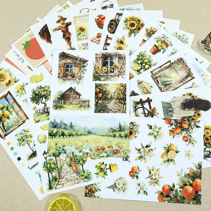 Vintage Sticker Book Vol.29 - Summer Countryside